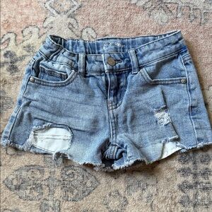 Art Class Light Blue Distressed Jean Shorts